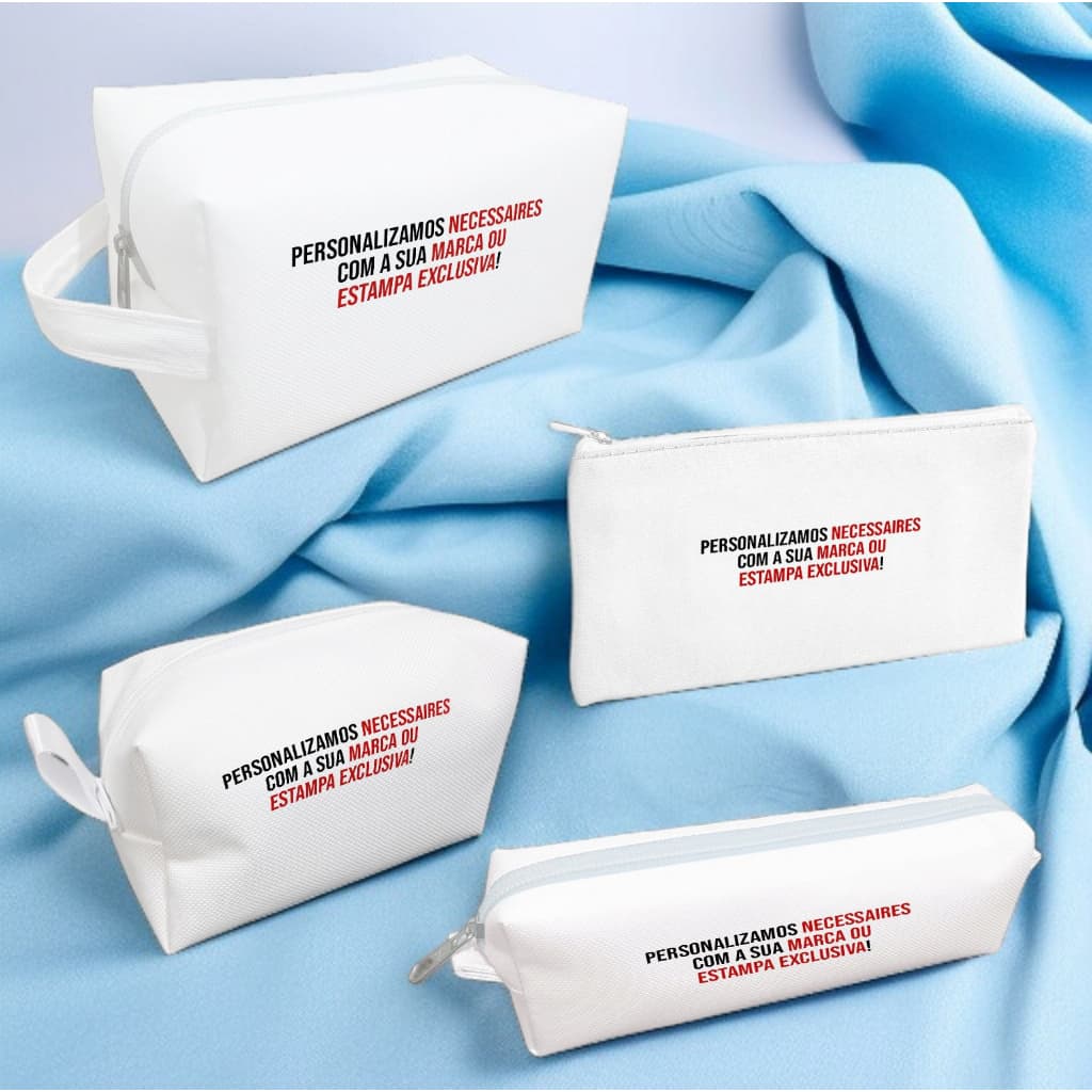 Necessaire Personalizada Lembrancinha Brinde Casamento Empresa Nomes Logos Feminina Eventos