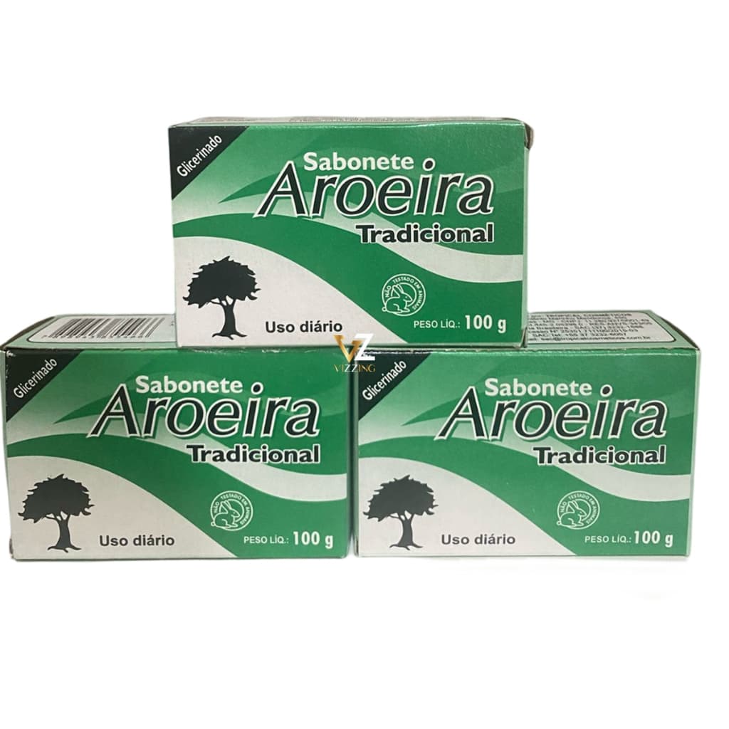 Kit Sabonete De Aroeira Em Barra Tropical 100g
