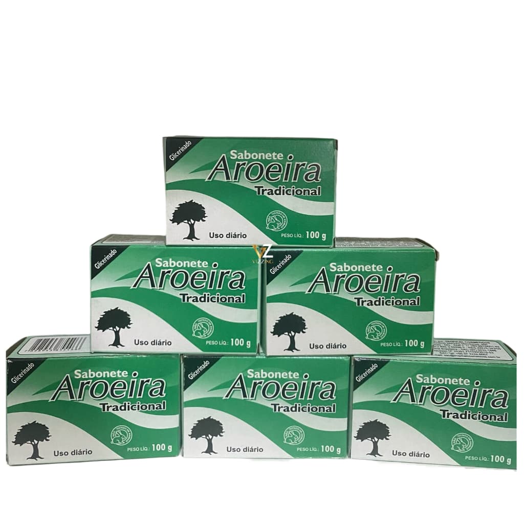Sabonete De Aroeira Tropical Em Barra - 1, 2, 3, 6 ou 12 Unidades