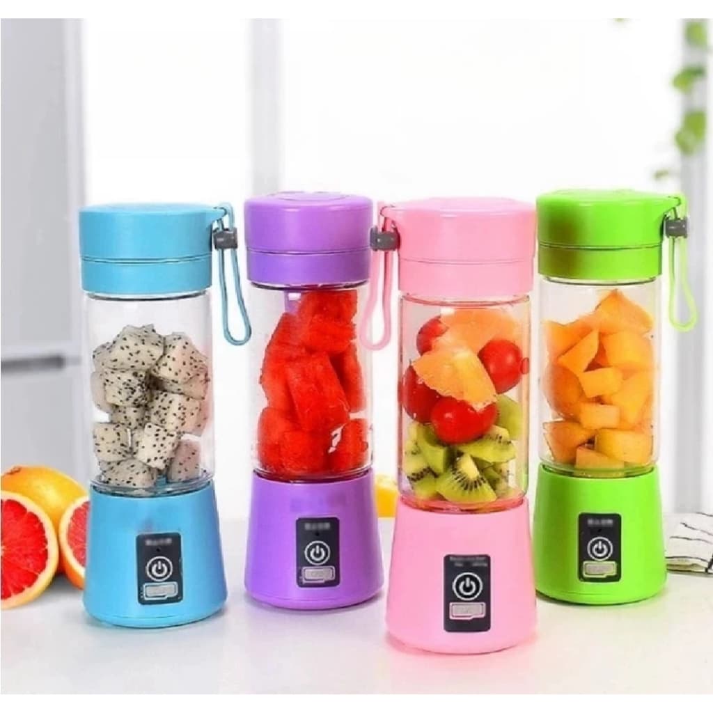 Mini Liquidificador Portátil Usb Juice Cap Take Shake 6 Lâminas Recarregavel