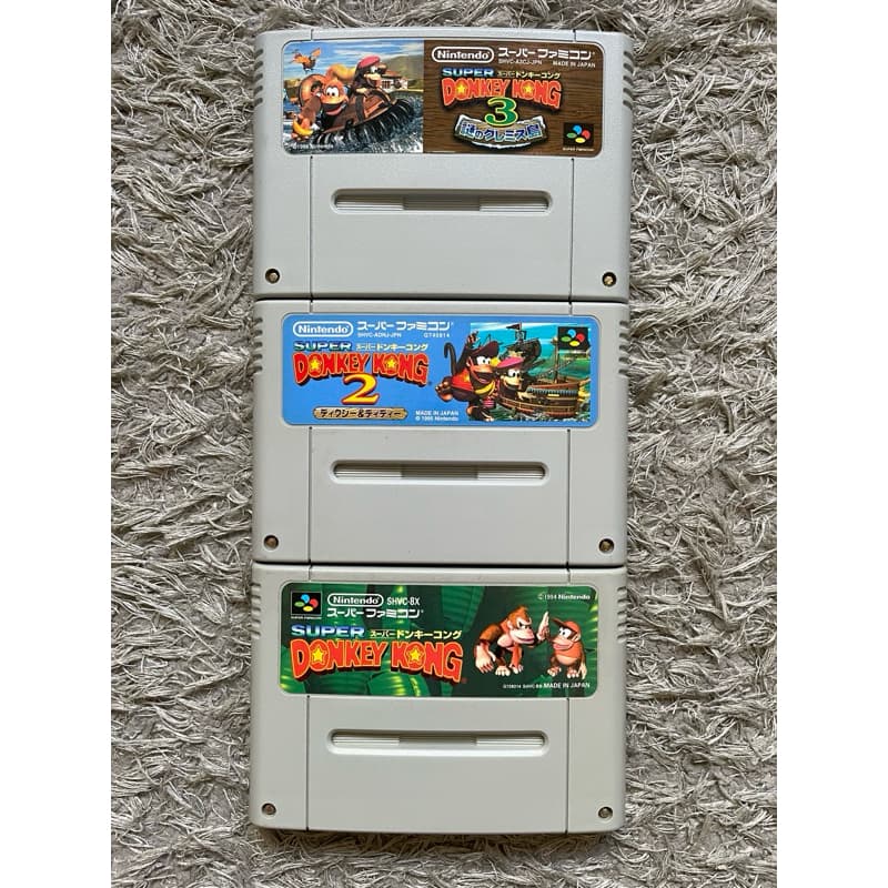 DONKEY KONG - SUPER FAMICOM - SUPER NINTENDO - JOGO ORIGINAL