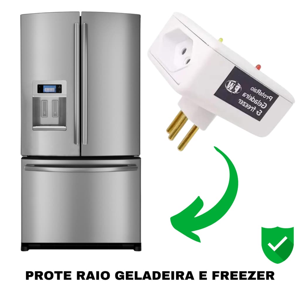 KIT com 3 Protetores Elétricos ProteRaio Geladeira e Freezer PW 10A