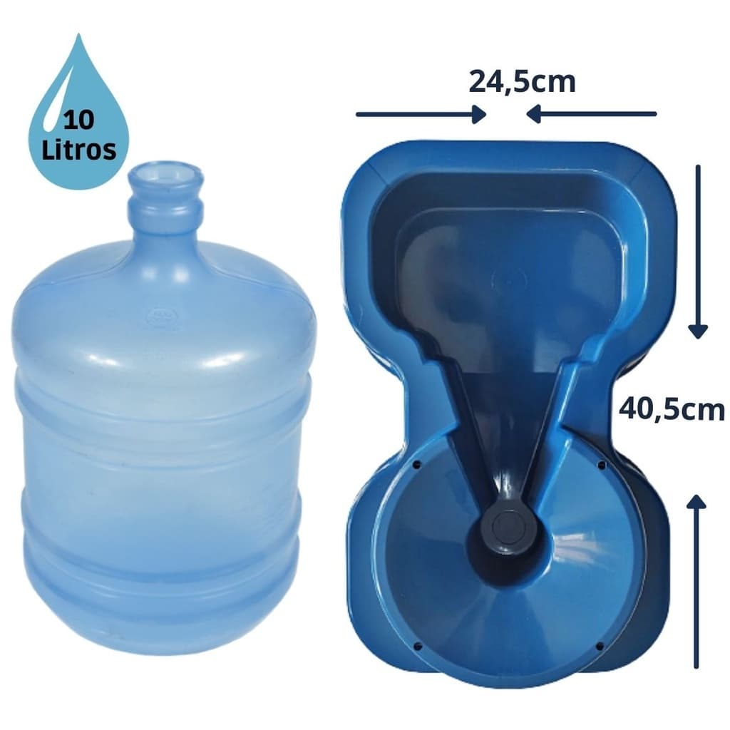 Base De Bebedouro 10 ou 2O LITROS /Tratador Automático Grande Galão de 10 ou 20L