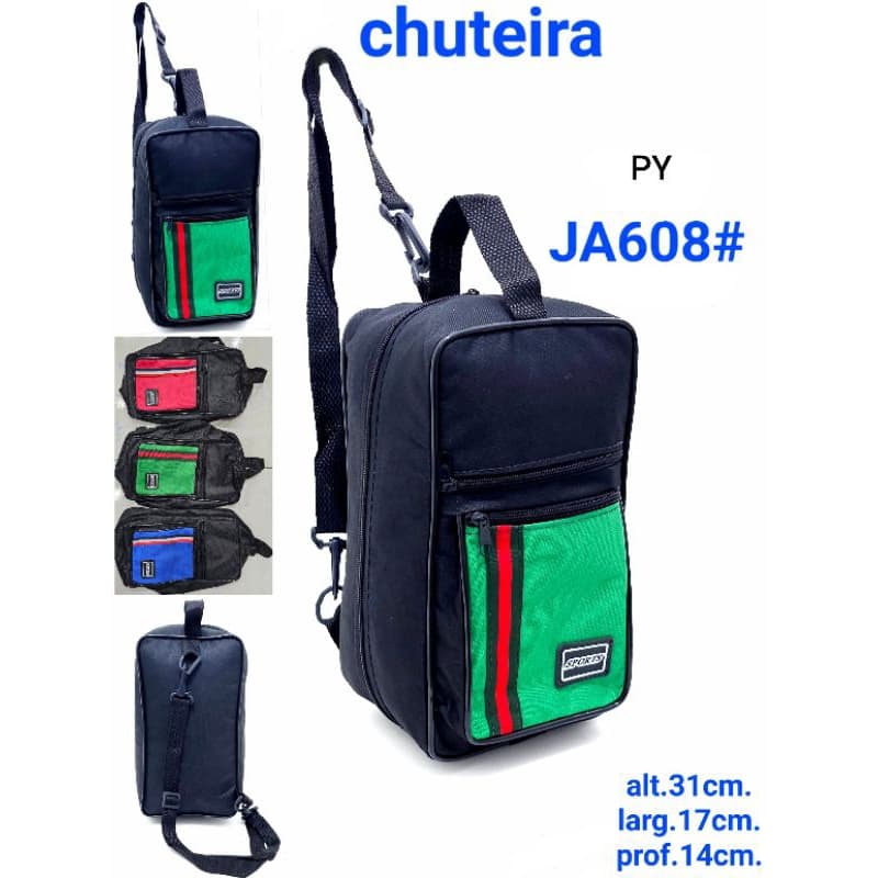 Bolsa Transversal E De Mão Porta Chuteira Tênis Reforçada Esportivo Futebol JA608