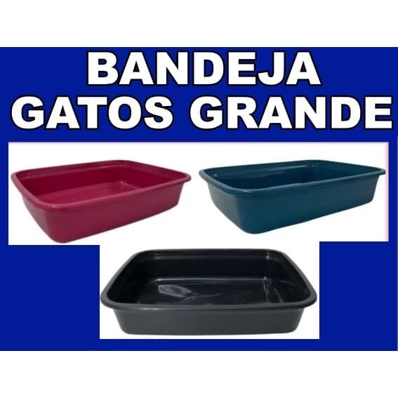 Caixa de Areia para Gatos Bandeja Higiênica 10 Litros Grande Varias Cores