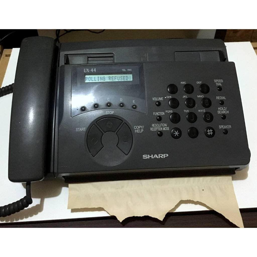 Fax Telefone Telefax Sharp Ux 44 Funcionando Perfeitamente