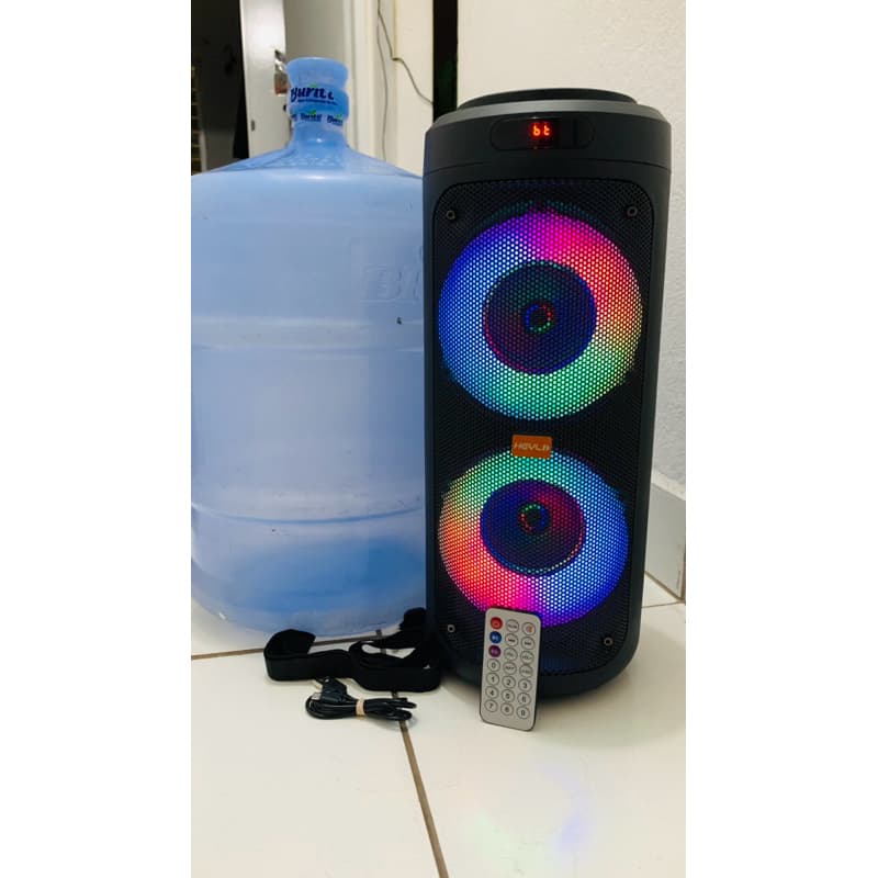 Caixa de Som Bluetooth Portatil 2200w (p.m.p.o.) Heyld HY- Karaokê