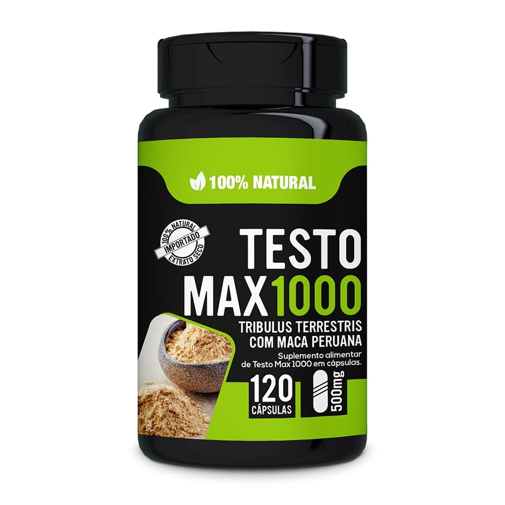 TestMax1000 120 Capsulas 100% Natural