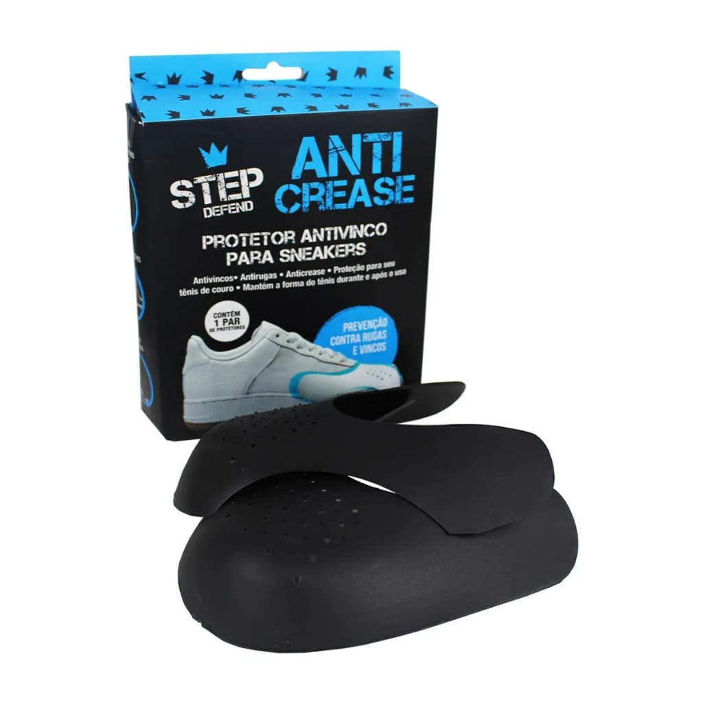 Par de Protetores para Sapatos Anti Rugas Dobras Amassados Tênis Botas Plástico Resistentes Duráveis