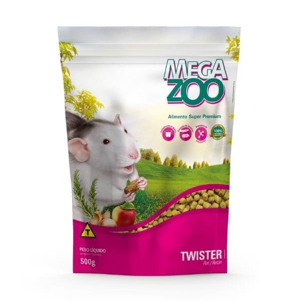 MEGAZOO EXTRUSADA TWISTER - 500GR