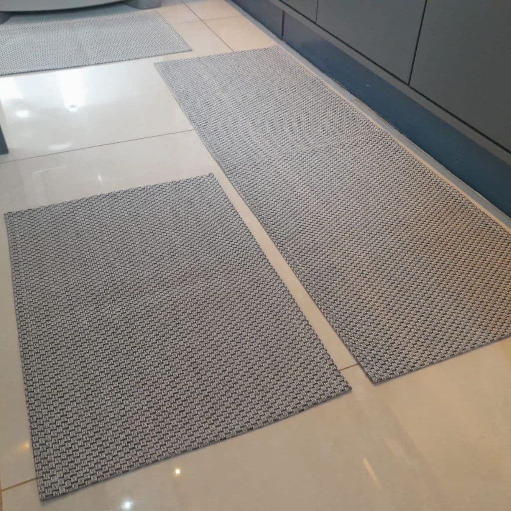 Kit De Tapetes Jacquard 3 Peças Para Cozinha Antiderrapante Prático,Elegante E Resistente Varias Estampas