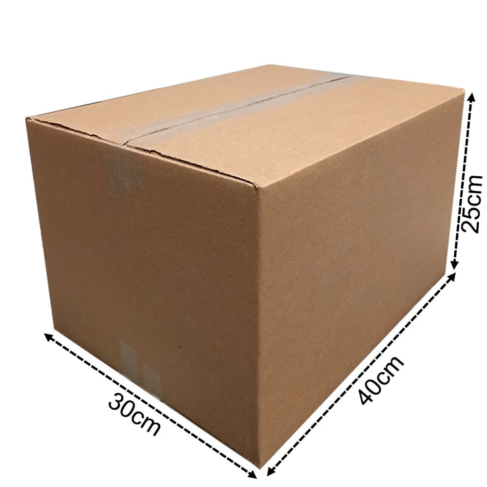 Kit Mudança 10 Caixas De Papelão 40x30x25 Seminova Kraft C/Logo ( MEDIDA APROXIMADA)