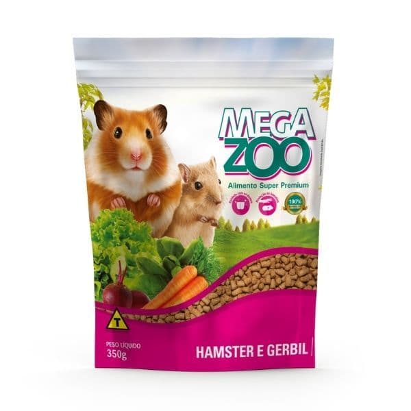 MEGAZOO EXTRUSADA HAMSTER E GERBIL - 300 GR
