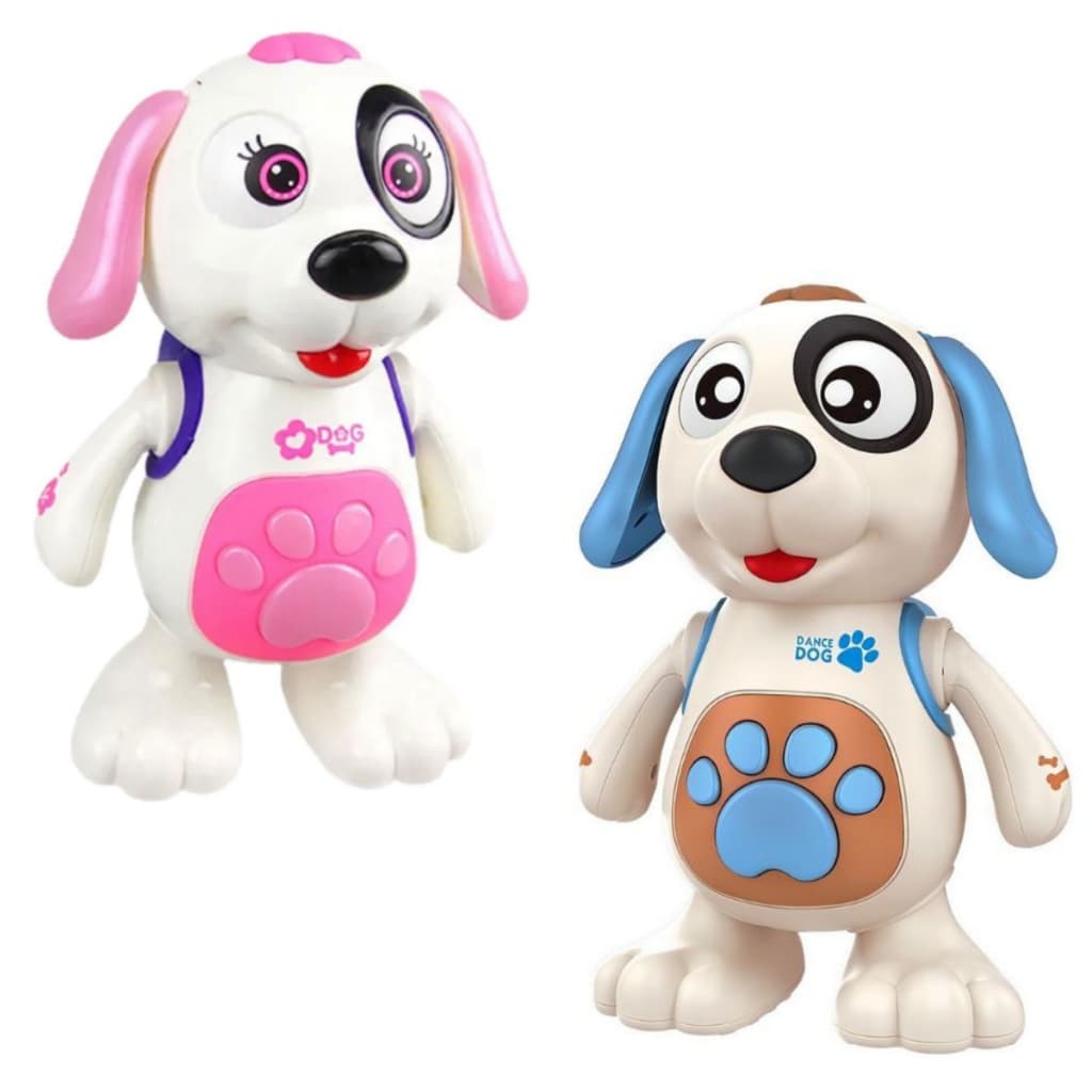 Brinquedo Cachorro Dançante Robô Dançarino Musical Com Sons e Luzes