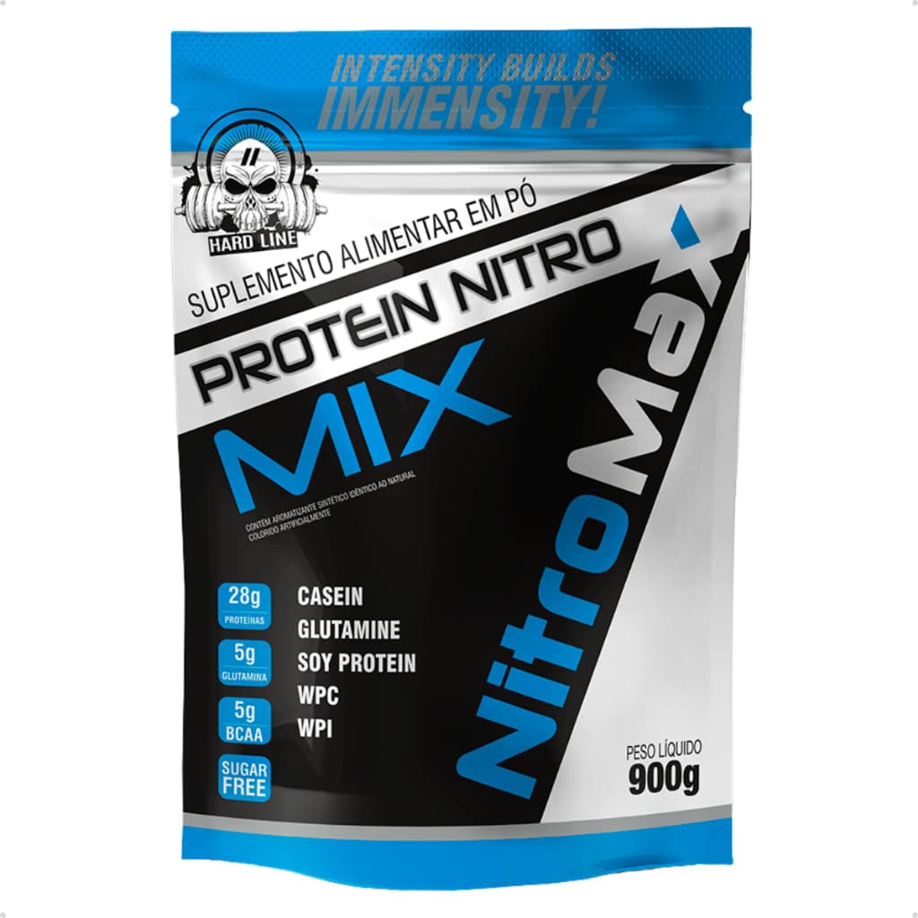 Whey Protein Nitro Mix Refil 900g Sabores - Nitromax