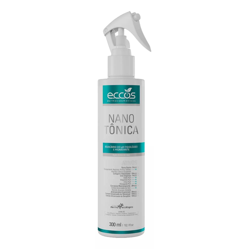 Nano Tônica Loção Hidratante 300 ml Eccos