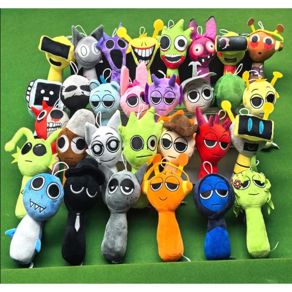 Sprunki Boneca De Pelúcia Incredibox  Brinquedo Presente Para Crianças