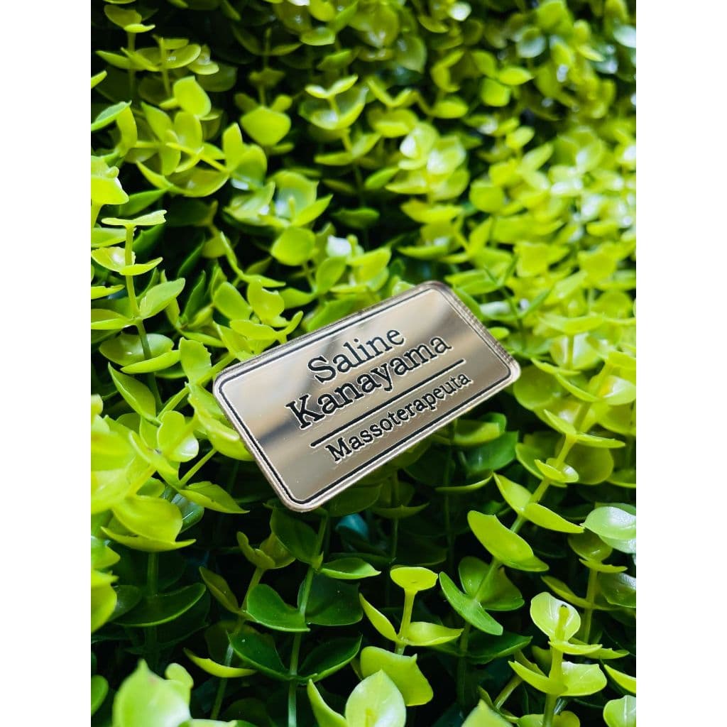 Broche botton acrilico espelhado personalizado