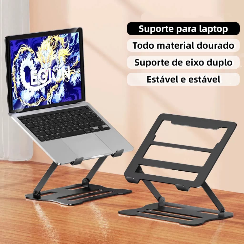 Suporte De Metal Para Notebook E Tablet 10 A 17 Polegada Lay LS-523