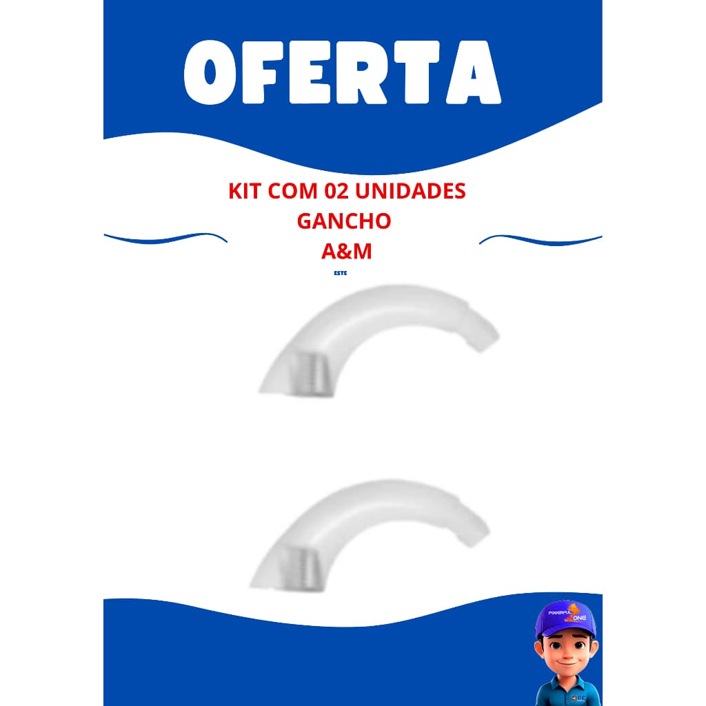 GANCHO PARA AP/SIGNIA/ A&M/SIEMENS/REXTON– Unidade ou Par Garantido”