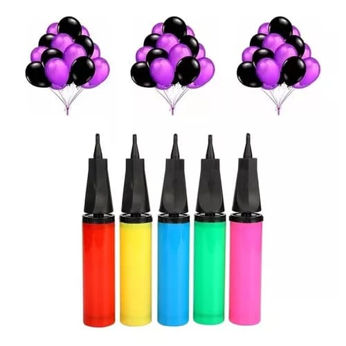 Bombinha De Ar Manual Para Encher Bexiga Bola Infláveis Balão Metalizado Látex Bubble