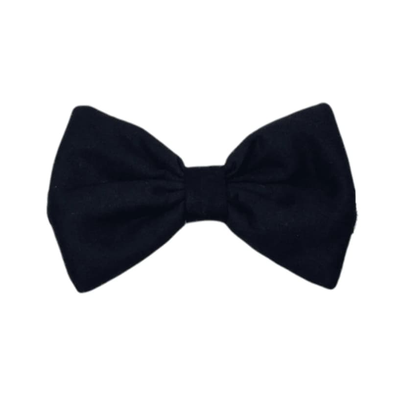 Laço Gravata para Pet Animaliê PRETO com elástico regulável