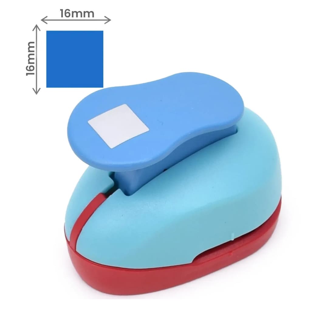 Cortador Perfurador De Papel E EVA - 16mm - 1,6cm - QUADRADO