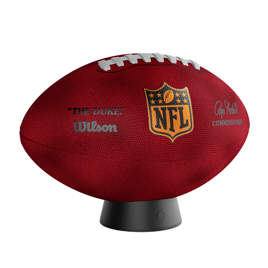 Suporte de Mesa para Bola de Futebol Americano – Estabilidade e Estilo