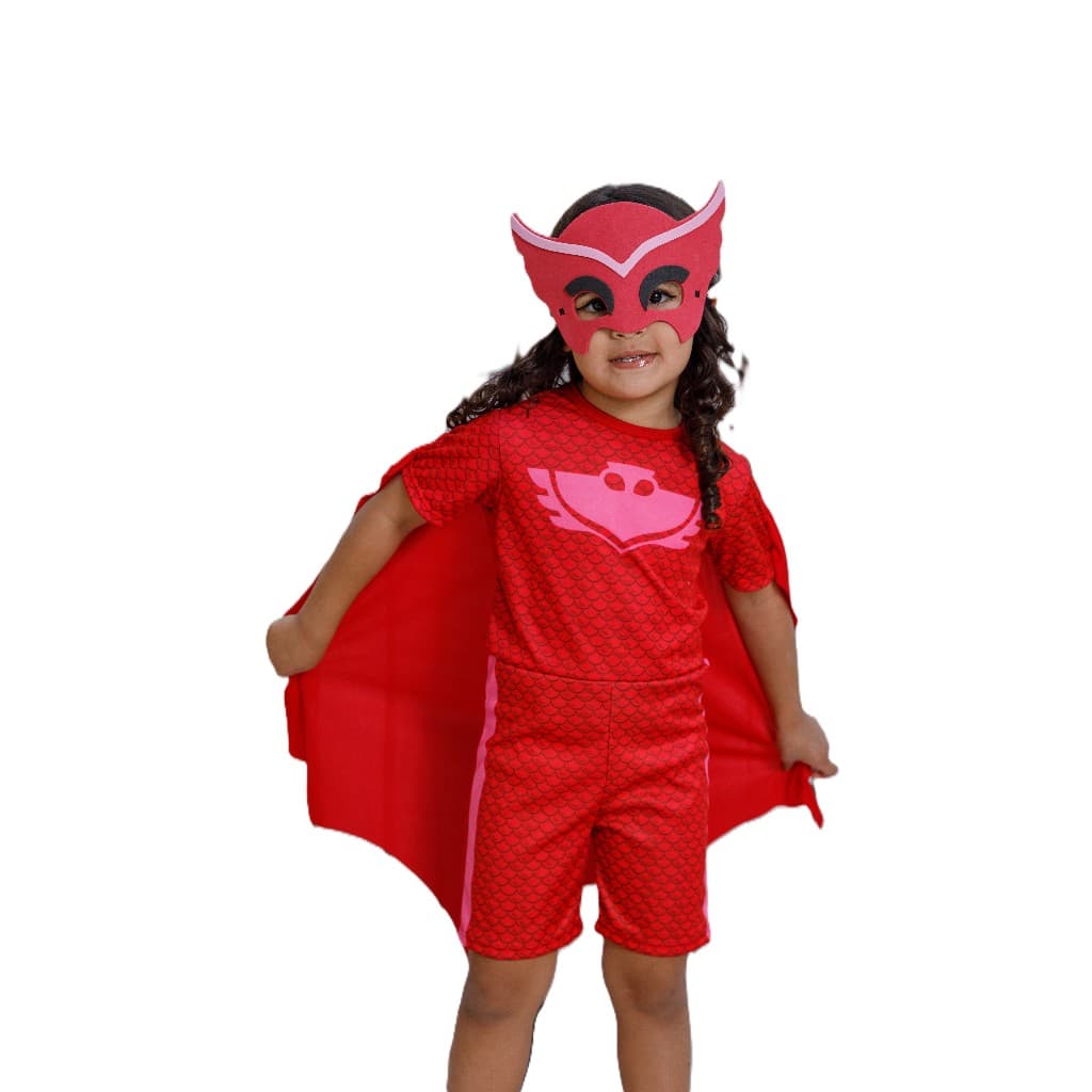 MENINA CORUJITA FANTASIA INFANTIL + MASCARA ENVIO RAPIDO