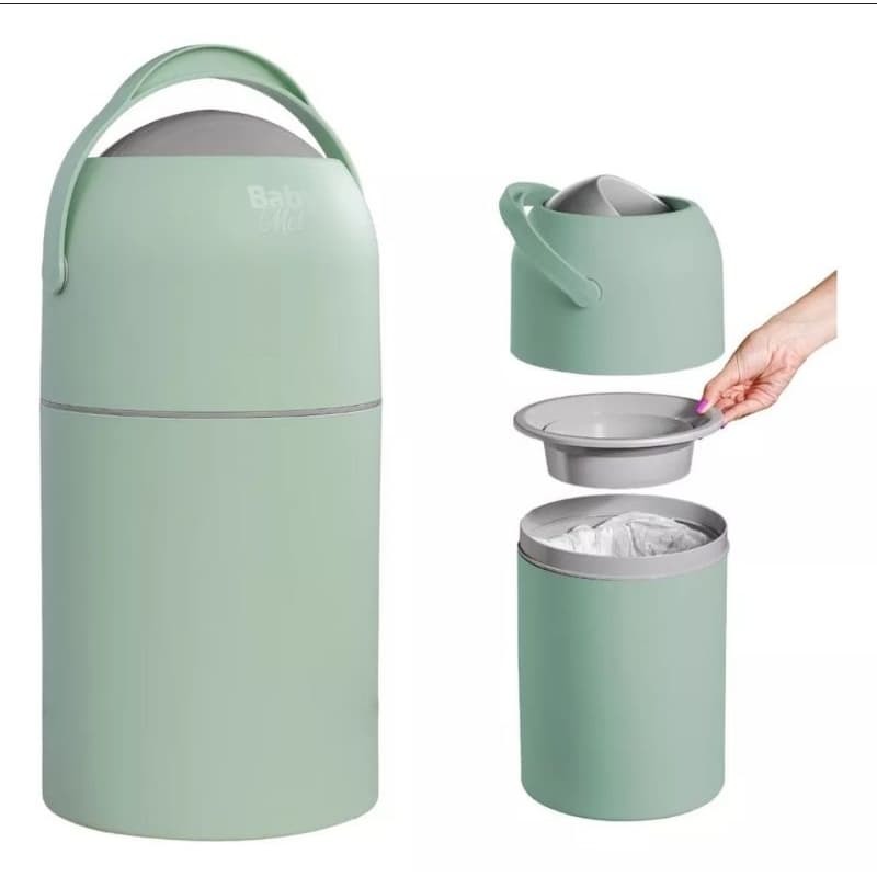 lixeira para fralda de bebe antiodor 20 fraldas