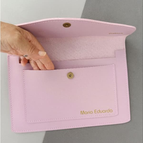 Capa para caderneta de vacinação e porta documentos do bebê personalizados