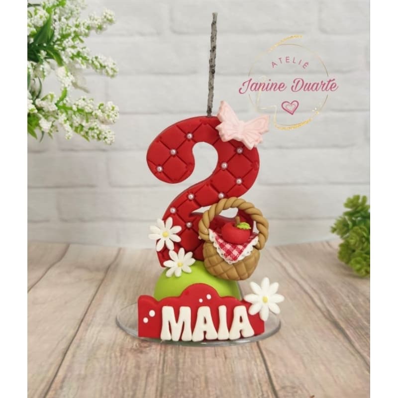 Vela de Aniversário Chapeuzinho Vermelho