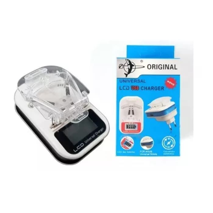 Carregador Universal Para Baterias De Celulares E Câmeras