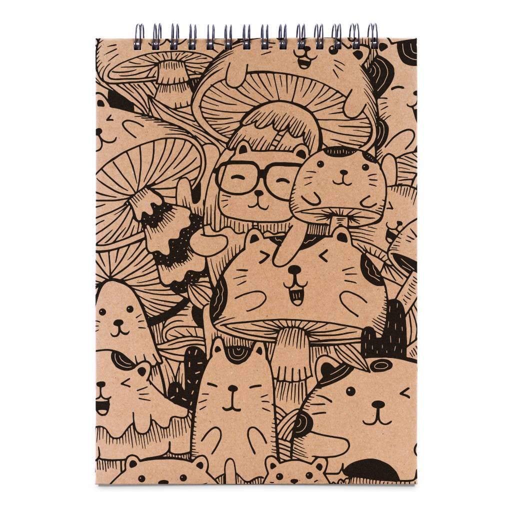 Caderno Sketchbook A4+ Capa Dura para Desenho e Aquarela Folhas