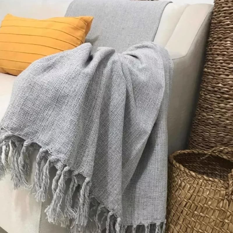 Manta Pra Sofá Gigantes Tipo Capa 100% Algodão com Nó nas pontas *Promoção*