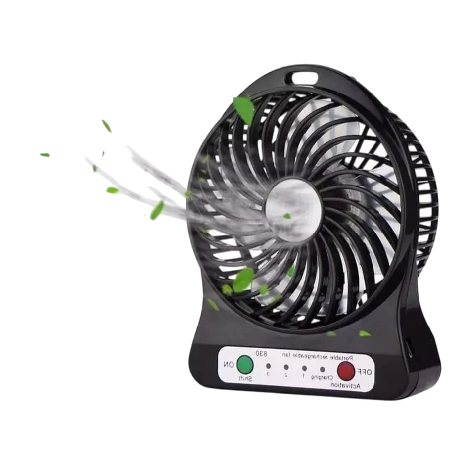 Ventilador Portátil de Mesa Para dias quentes não faz barulho e refresca