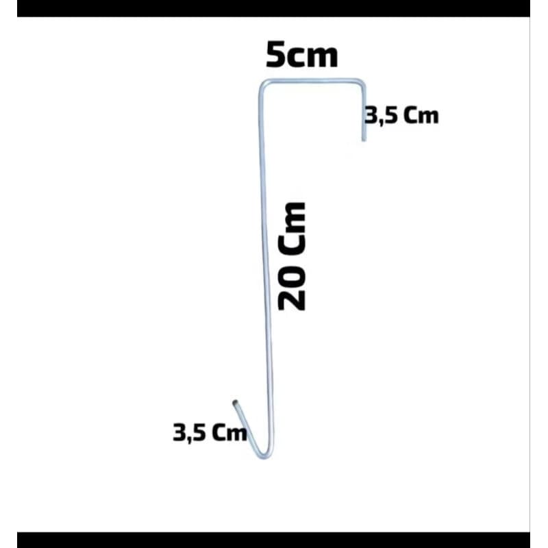 12 ganchos para pendurar em vasos Caibro, arbustos de jardim, flores, gaiolas