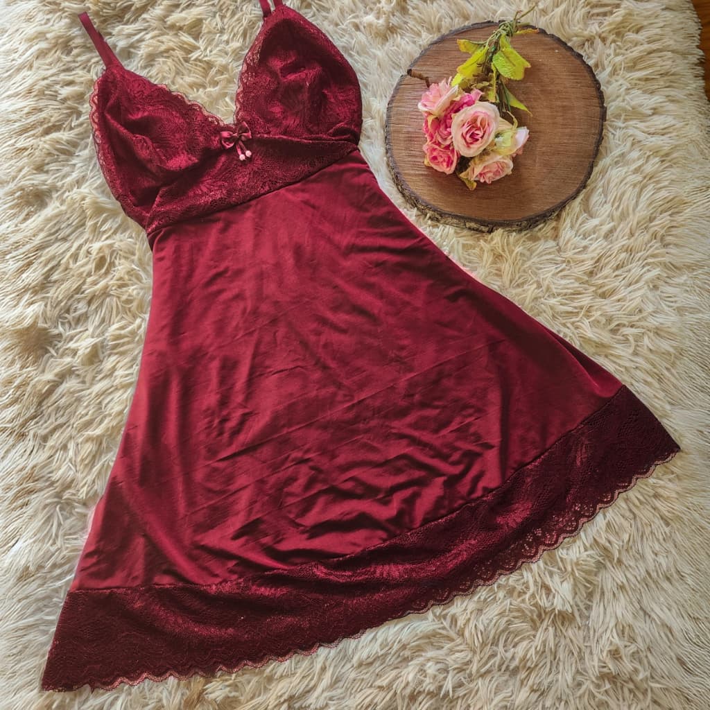 Camisola Sem Bojo Lingerie Roupa Para Dormir Pijama Langerie