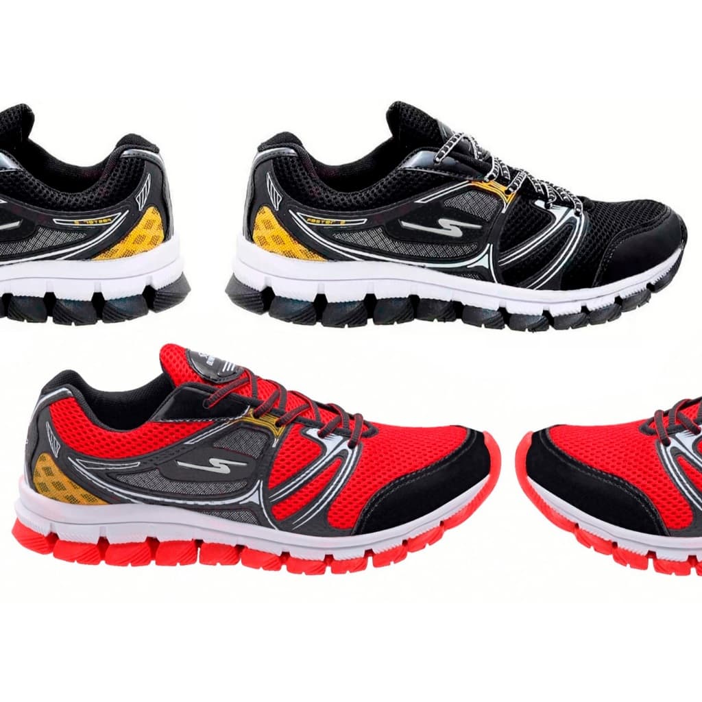 Kit 2 tênis combo masculino corrida treino academia solado leve antiderrapante casual dia a dia