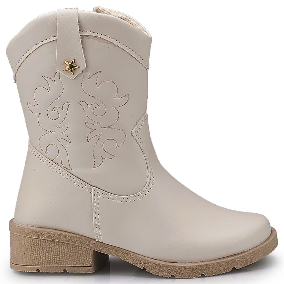 Bota Infantil Texana Menina Super Confortável e Estilosa Lançamento