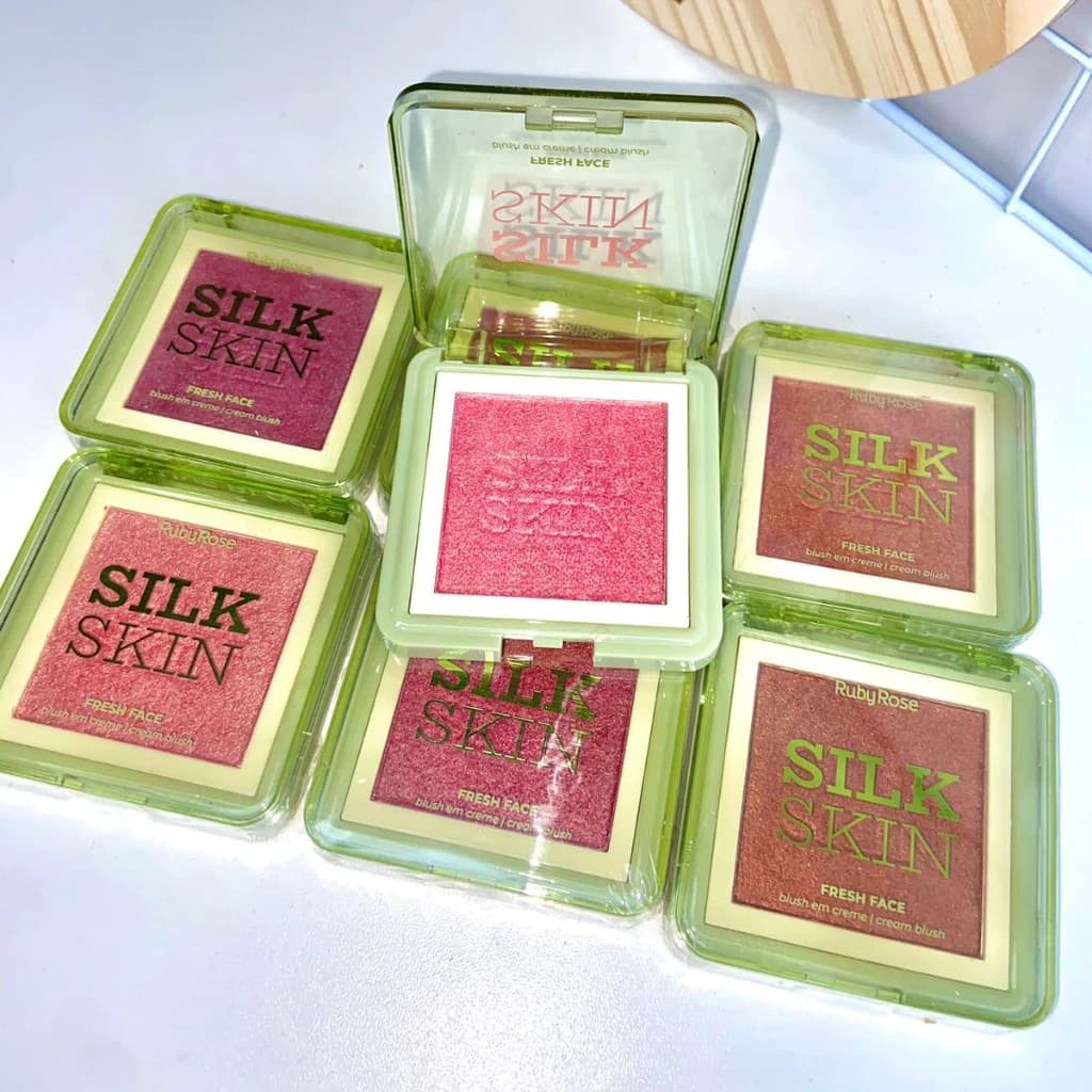 Blush Cintilante Fresh Face Silk Skin - Mauve Bloom Coral Crush Apricot  Sunset Flush  Ruby Rose