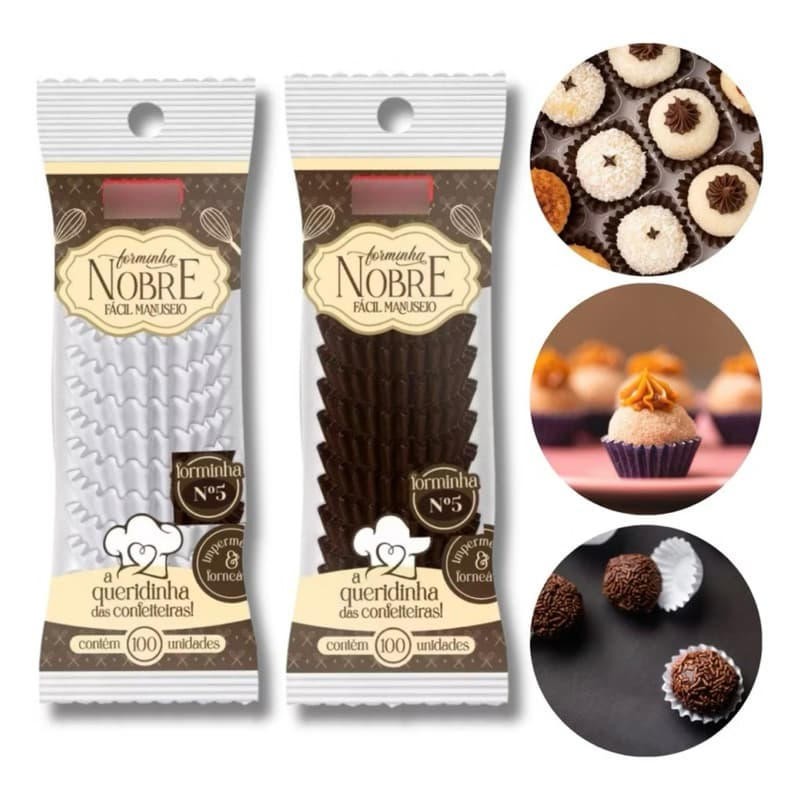 1000~4000 Forminha No5 No4 No6 Nobre Dentro Marrom Branca PLAC NOBRE SOLTA FACIL OFF