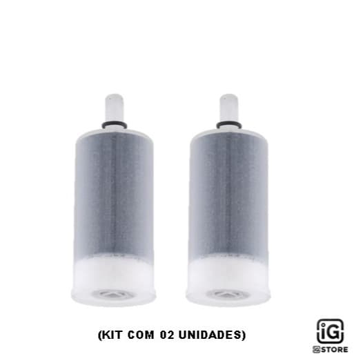 Kit 2 Velas Refil para Torneira Filtro Universal Carvão Ativado