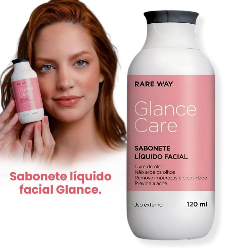 Sabonete Facial Glance Care Rare Way 120 ml