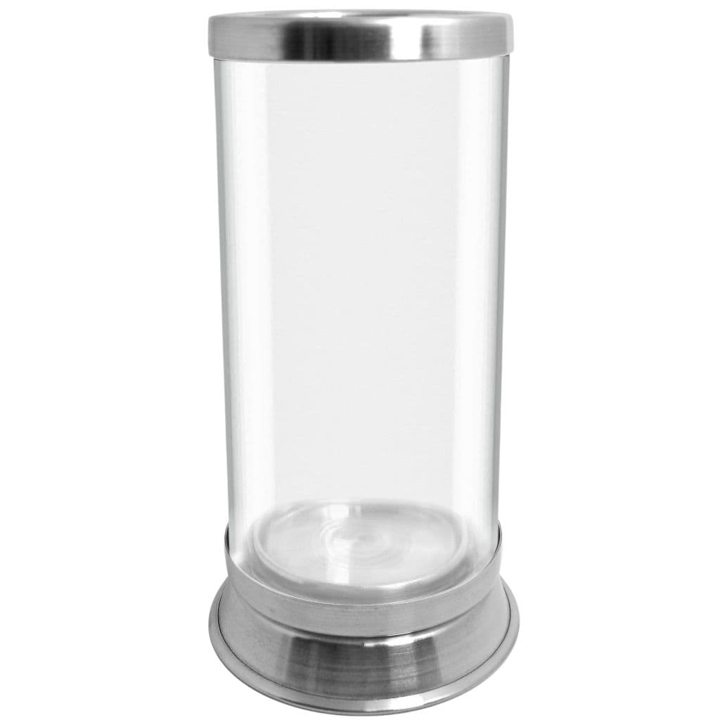 Porta Vela Suporte Copo Vidro Antichamas 7 Dias Alumínio para igrejas altar e momentos de oração