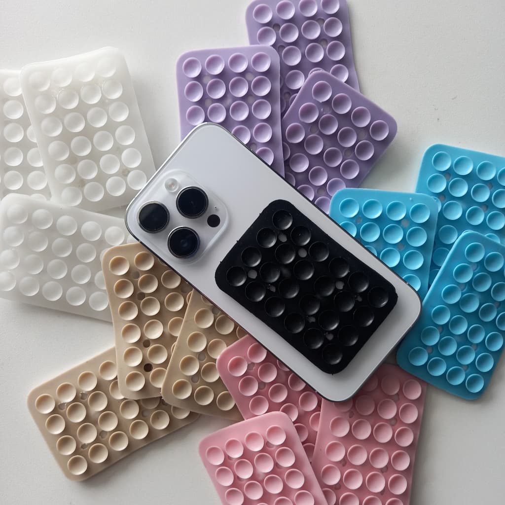 Suporte De Silicone Com Ventosa Para Capinha Celular e Para Uso Diário