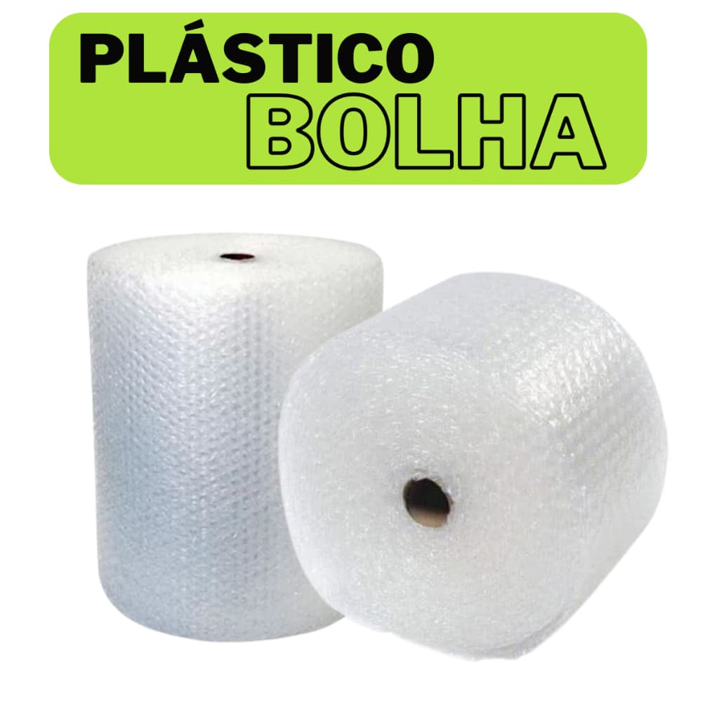 Plástico Bolha 43 cm X 100 Mts E-commerce 25 Micras Bolha Atacado
