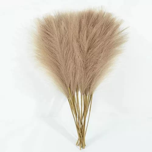 Capim dos Pampas Artificial 80cm – Folhagem Decorativa Sofisticada