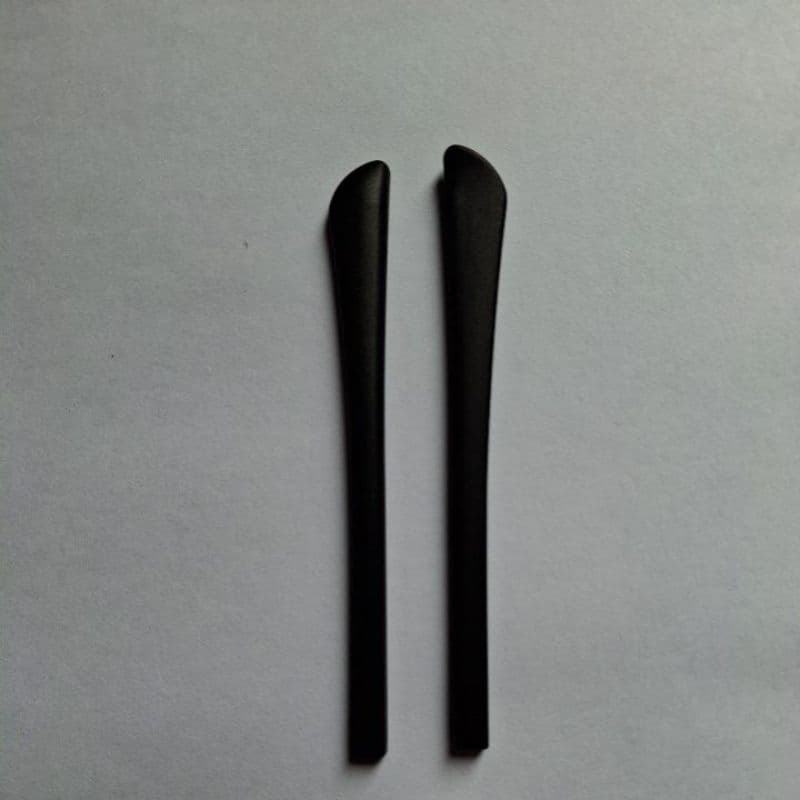 Par ponteira de borracha c/ silicone  para haste de óculos