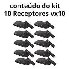 Kit 10 Receptor Vivensis VX10 SATHD Nova Parabolica Digital